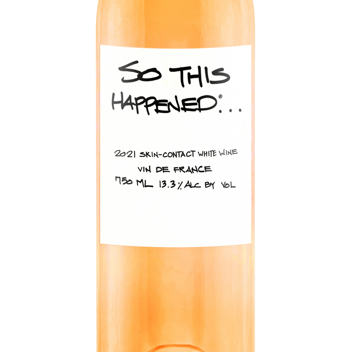 2021 So This Happened® Orange Wine