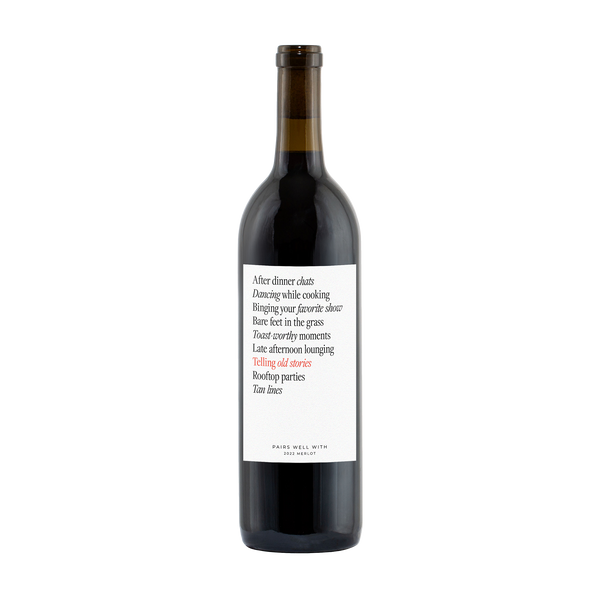 2022 Pairs Well With Merlot - Winc