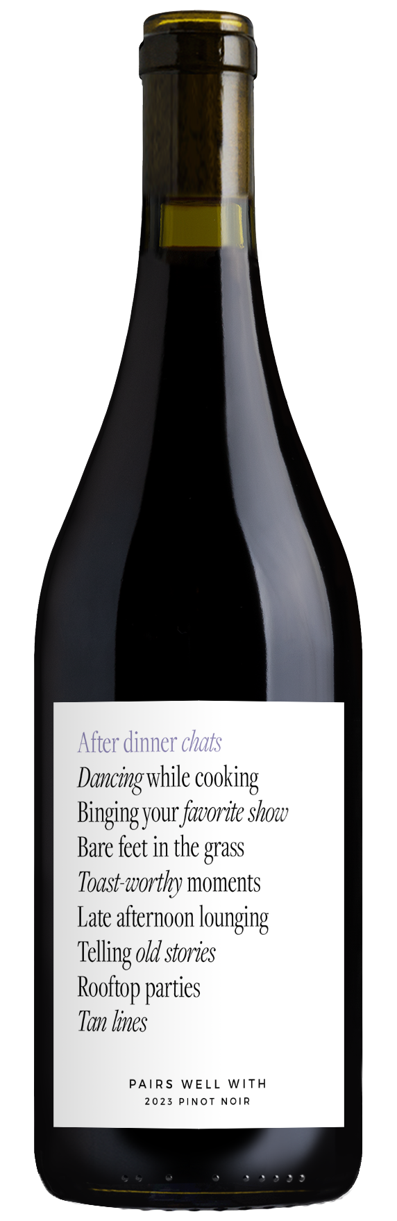 2023 Pairs Well With Pinot Noir