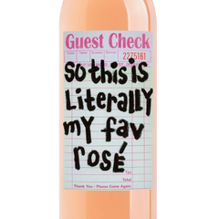2025 Guest Check Rosé Blend