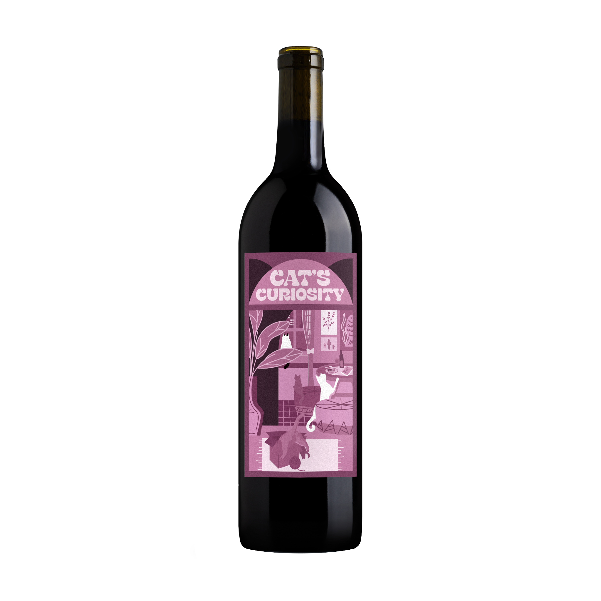 2025 Cat's Curiosity Merlot - Winc